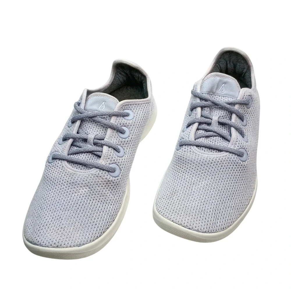 Allbirds Tree Runners Men 12 Light Blue Lavender Eucalyptus Mesh Sneakers TR M12